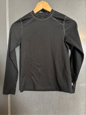 REI Black Long Sleeve Crew Base Layer Shirt